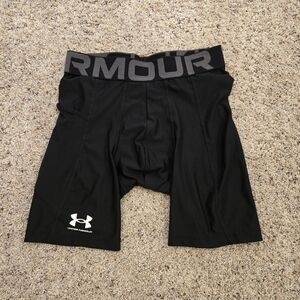 Under Armour Compression Short Tights Size Medium Black